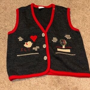 Kids holiday vest